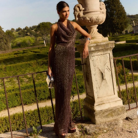 Lady Pipa Dresses & Skirts - Chic Brown Maxi Dress